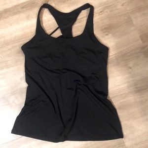 Fabletics black strappy tank